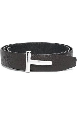Tom Ford Ceinture en cuir à plaque logo