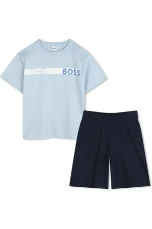 HUGO BOSS Pyjama en coton à logo imprimé