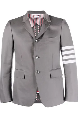Thom Browne Manteau ajusté à détail 4 bandes signature