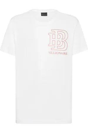 BILLIONAIRE T-shirt en coton à logo imprimé