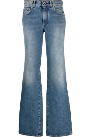 OFF-WHITE Jean évasé à taille basse