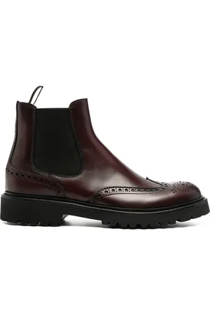 Scarosso Bottines à détails perforés