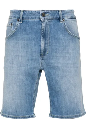 Dondup Short en jean à plaque logo