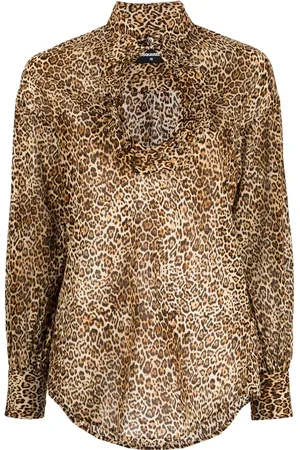 Dsquared2 Blouse à imprimé léopard