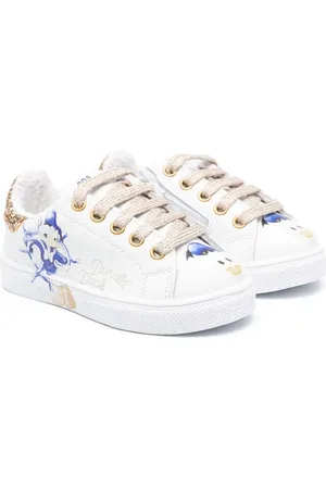 MONNALISA X Donald Duck baskets en cuir