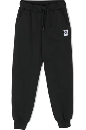 Mini Rodini Pantalon de jogging à patch logo