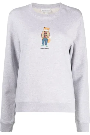 Maison Kitsuné Sweat en coton à imprimé graphique