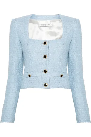 Alessandra Rich Veste en tweed à sequins