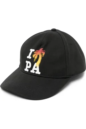 Palm Angels Casquette en coton à logo imprimé