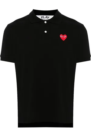 Comme des Garçons Polo à patch cœur