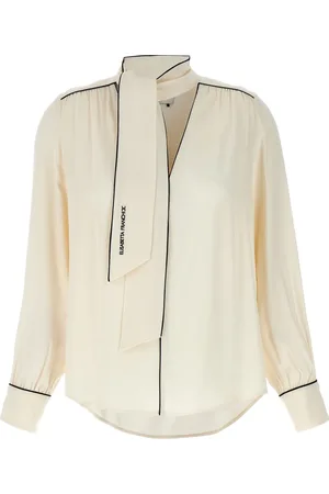 Elisabetta Franchi Blouse à col noué