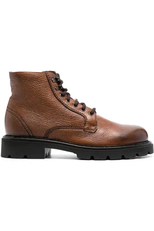 Casadei Bottines en cuir à lacets