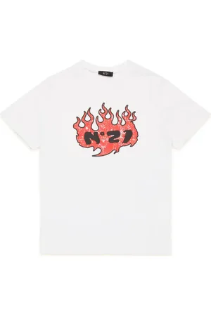 Nº21 T-shirt à logo imprimé