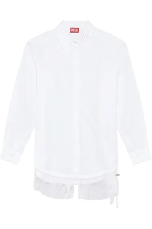 Diesel Chemise en coton C-ENTEL à design superposé