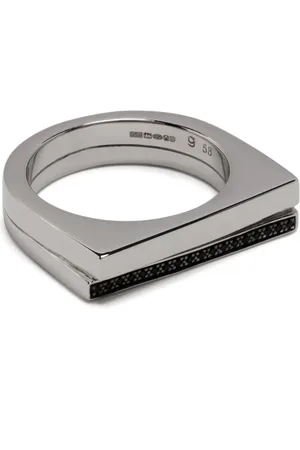TOM WOOD Bague Step en sterling sertie de spinelle