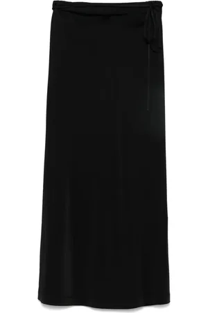 Helmut Lang Jupe-portefeuille à coupe longue