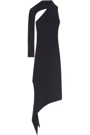Courrèges Robe longue Slash en crêpe