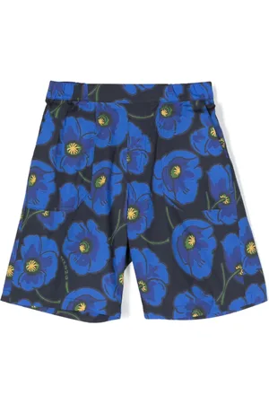 Kenzo Short en coton à fleurs