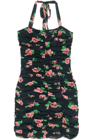 ROTATE Robe en chiffon à coupe courte
