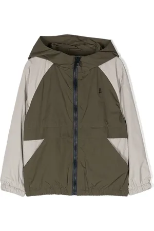 HERNO Veste colour block à capuche