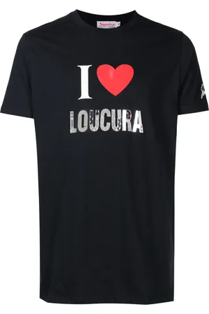 AMIR SLAMA T-shirt en coton à slogan imprimé