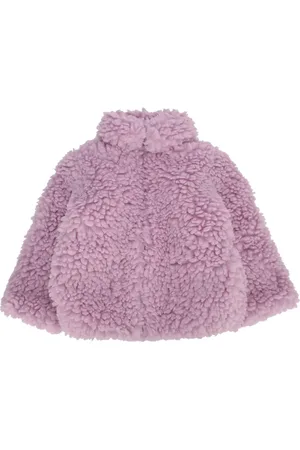 Stella McCartney Manteau en peau de mouton artificielle