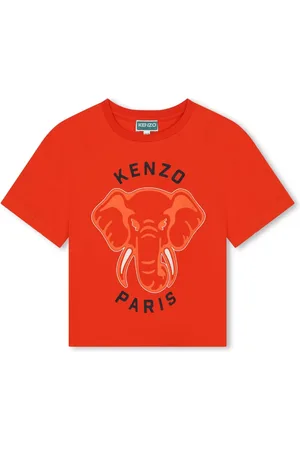 Kenzo T-shirt en coton biologique à imprimé graphique