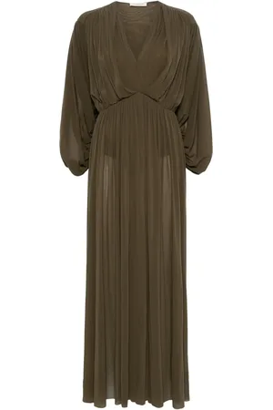 Serafini Robe longue à col v