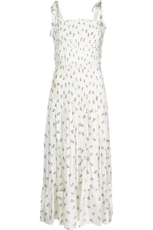 Ralph Lauren Robe longue plissée à fleurs