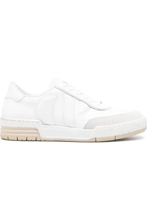 Claudie Pierlot Baskets en cuir à logo brodé