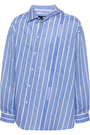 Jacquemus Chemise à logo rayé