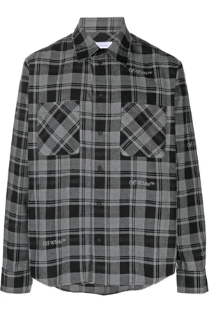 OFF-WHITE Chemise à logo brodé
