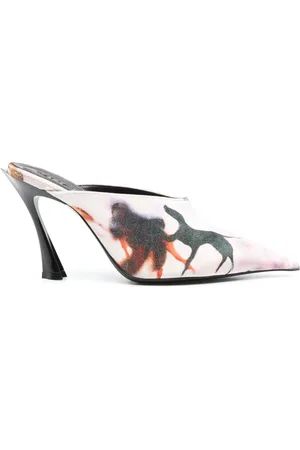 MUGLER X Ambera Wellmann mules Fang 95 mm