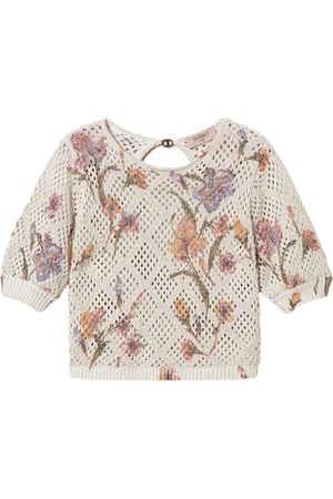 Twin-Set Pull à fleurs