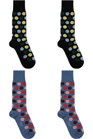 Paul Smith Lot de deux paires de chaussettes à pois