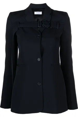 OFF-WHITE Blazer en laine vierge à boucle