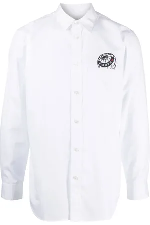Ports V Chemise en coton à logo imprimé