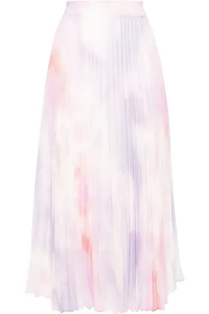 HUGO BOSS Jupe plissée à imprimé tie dye