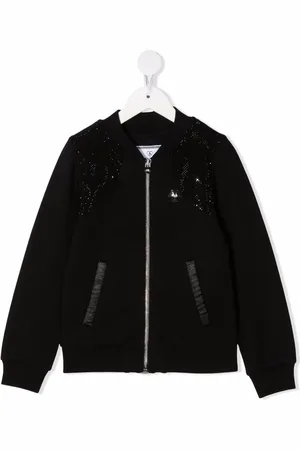 Philipp Plein Veste bomber Iconic Plein à ornements strassés