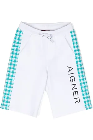 Aigner Short en coton à logo brodé