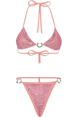 Philipp Plein Bikini à ornements en cristal