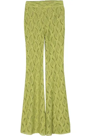 ERMANNO SCERVINO Pantalon en crochet à coupe évasée