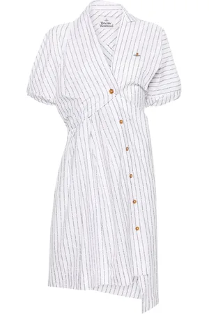 Vivienne Westwood Robe asymétrique à bande logo