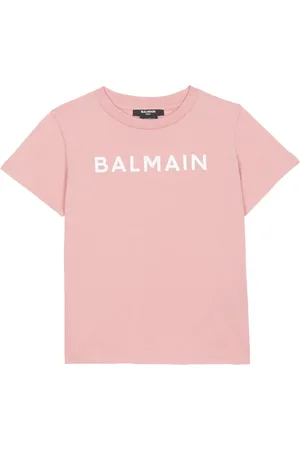 Balmain T-shirt à logo floqué