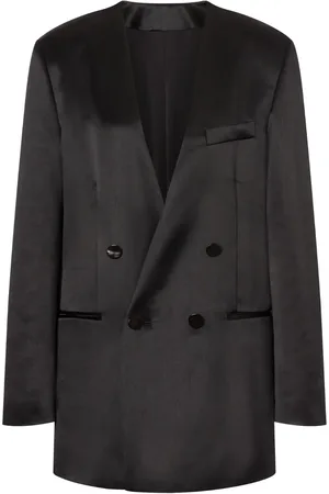 Serafini Blazer sans revers à boutonnière croisée