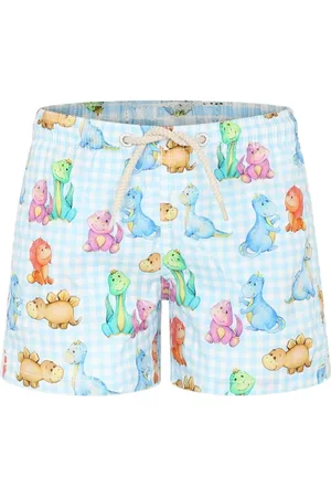MC2 SAINT BARTH Short de bain à imprimé graphique