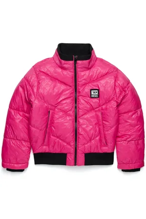 Diesel Veste bomber matelassée à patch logo
