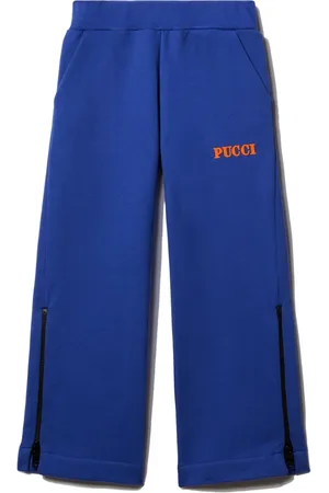 PUCCI Junior Pantalon de jogging en coton à logo imprimé