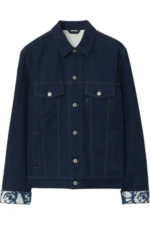 Burberry Veste en jean à patch logo