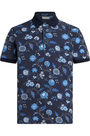 Etro Polo à fleurs imprimées